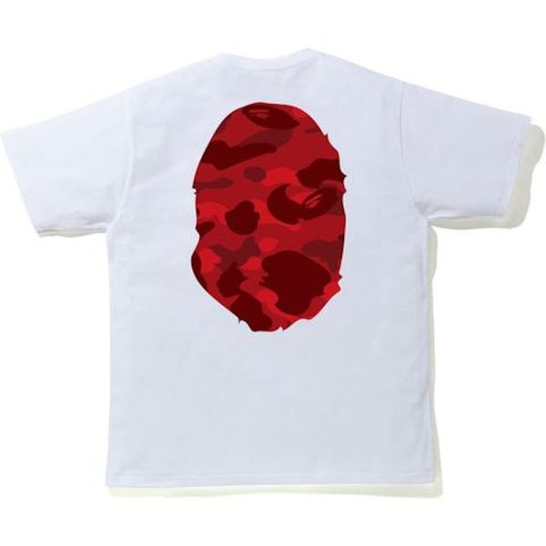 bape_color_camo_big_ape_head_tee_white_red_1B66758A6BC13 BAPE Color Camo Big Ape Head Tee White/Red