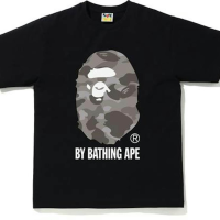 BAPE Color Camo by Bathing Ape Tee Black/Gray