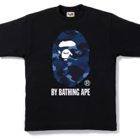 BAPE Color Camo By Bathing Tee Black/Blue