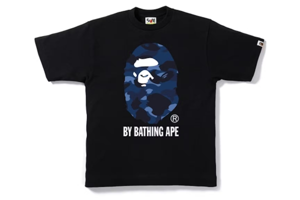 BAPE Color Camo By Bathing Tee Black/Blue BAPE Color Camo By Bathing Tee Black/Blue