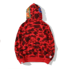 BAPE Color Camo Shark Zip Hoodie Red 4580793322511