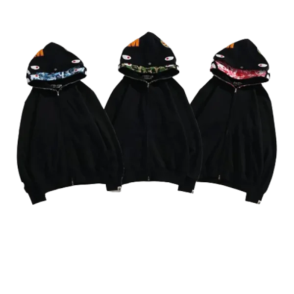 BAPE double hood camouflage hoodie BAPE double hood camouflage hoodie