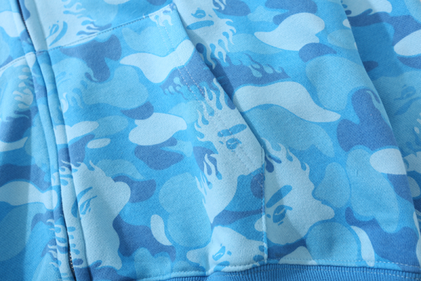 BAPE Flame Camouflage Hoodie