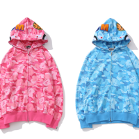 BAPE Flame Camouflage Hoodie