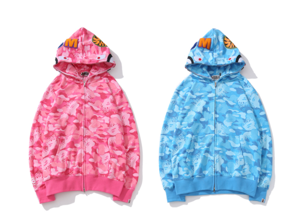 BAPE Flame Camouflage Hoodie