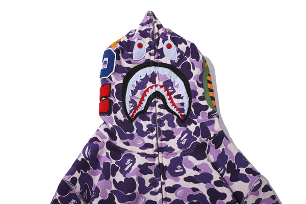 bape_purple_camouflage_hooded_hoodie_1AE1E185E6B16 BAPE Purple Camouflage Hooded Hoodie