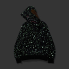 BAPE Space Camo Shark WGM Full-Zip Hoodie Black