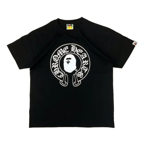 BAPE x Chrome Hearts Baby Milo T-shirt Black BAPE x Chrome Hearts Baby Milo T-shirt Black