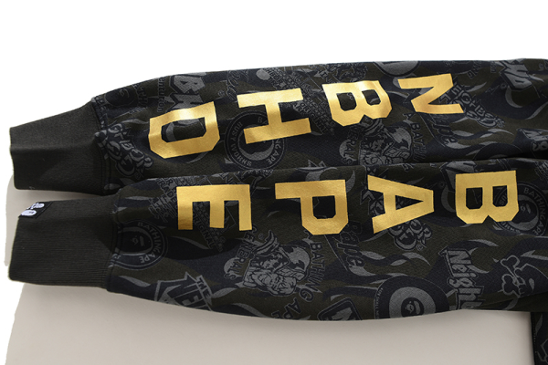 bape_x_nbhd_skull_black_and_gold_hoodie_1AE1E3B9F4016 BAPE x NBHD Skull Black And Gold Hoodie