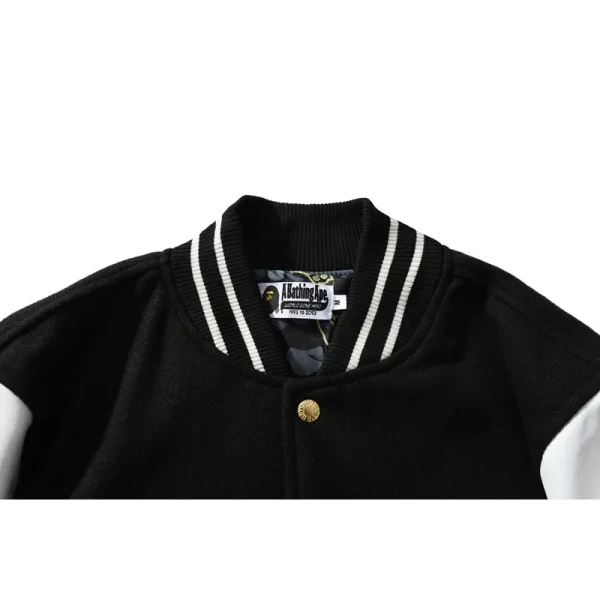bape_x_ovo_varsity_jacket_cotton_coat_black_1BF196BBE6917 BAPE x OVO Varsity Jacket Cotton Coat Black