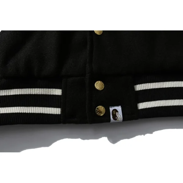 bape_x_ovo_varsity_jacket_cotton_coat_black_1BF196CCF821C BAPE x OVO Varsity Jacket Cotton Coat Black