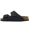 Birkenstock Boston Soft Footbed Black Leather Surface