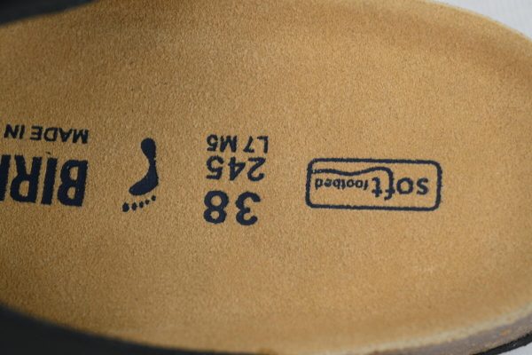 Birkenstock Boston Soft Footbed Black Leather Surface