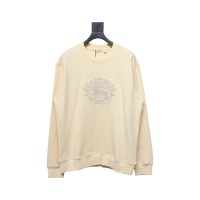Burberry BBR 24Fw Oak Horse Embroidery Off-White Crewneck Sweatshirt