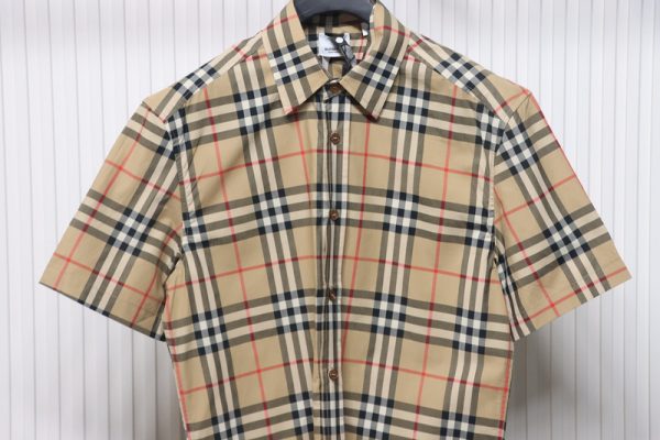 burberry_classic_striped_shirt_short_sleeves_1C42B8398191C Burberry Classic Striped Shirt Short Sleeves