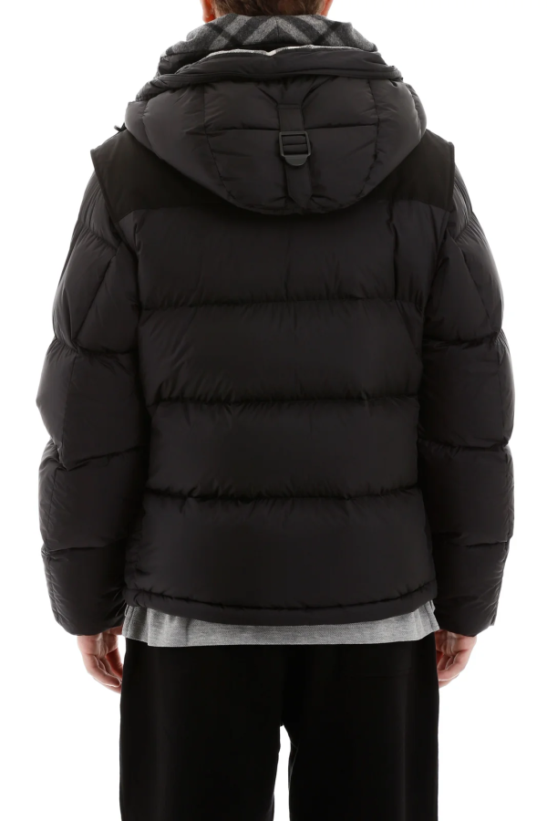burberry_hooded_puffer_jacket_with_hood_1B193612C4319 Burberry Hooded Puffer Jacket with Hood Black