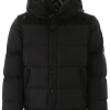 Burberry Hooded Puffer Jacket with Hood Black Burberry Hooded Puffer Jacket with Hood Black