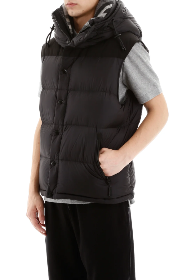 burberry_hooded_puffer_jacket_with_hood_1B19361318316 Burberry Hooded Puffer Jacket with Hood Black