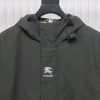 burberry_horse_logo_on_arm_plus_cotton_olive_green_hooded_jacket_1B6032EB6521C Burberry Horse Logo on Arm Plus Cotton Olive Green Hooded Jacket