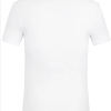 Burberry Icon Stripe Trim Cotton T-shirt White