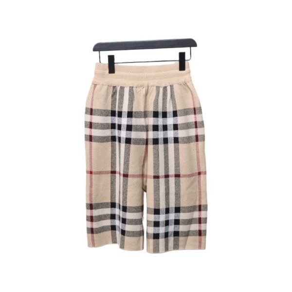 burberry_large_check_knit_shorts_1C42BA9127E13 Burberry Large check knit shorts