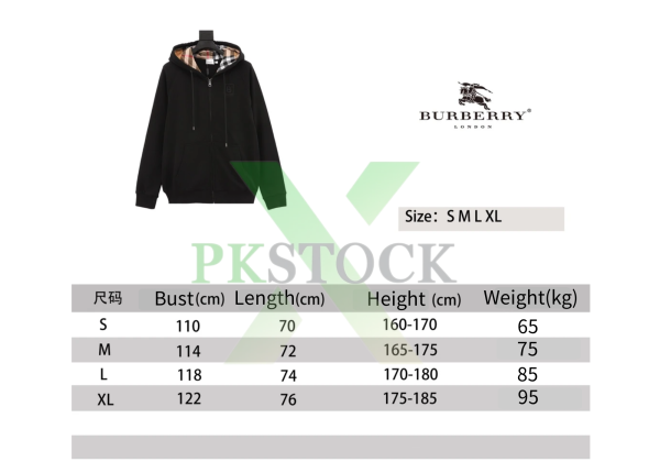 burberry_zip_up_hoodie_with_check_hood_black_archive_beige_1B3AD0C48881C Burberry Zip Up Hoodie With Check Hood Black/Archive Beige