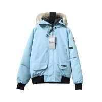 Canada Goose Sky blue short down jacket Canada Goose Sky blue short down jacket