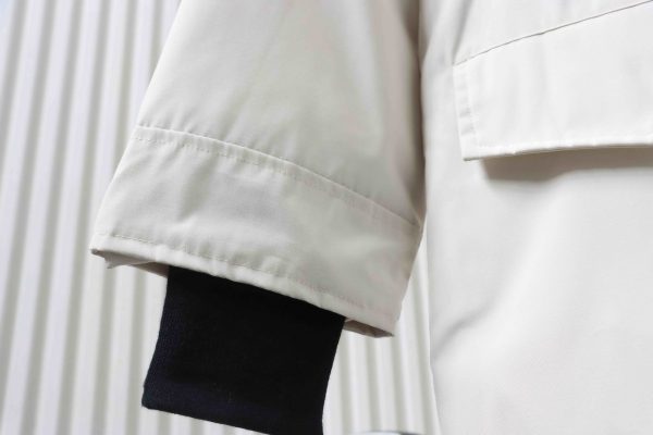 Canada goose  Business style mid-length down jacket white