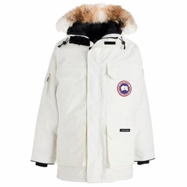 CANADA GOOSE EXPEDITION PADDED PARKA WHITE CANADA GOOSE EXPEDITION PADDED PARKA WHITE