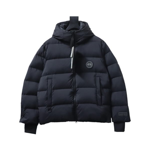 Canada goose Hooded down jacket black Canada goose Hooded down jacket black