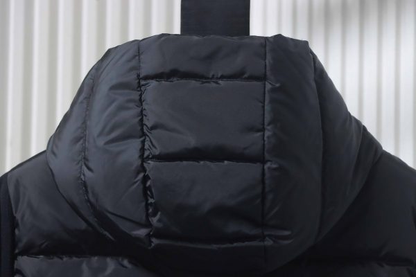 _canada_goose__plaid_hooded_knit_jacket_black_1D0E5E891D61B Canada goose Plaid Hooded Knit Jacket Black