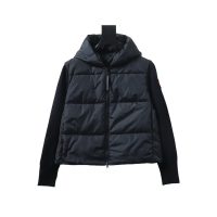 Canada goose Plaid Hooded Knit Jacket Black Canada goose Plaid Hooded Knit Jacket Black
