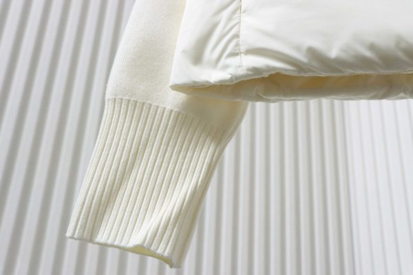 canada_goose__plaid_hooded_knitted_jacket_white_1D0E5F31BDB17 Canada goose Plaid Hooded Knitted Jacket White