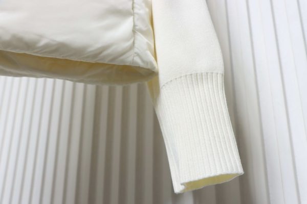 canada_goose__plaid_hooded_knitted_jacket_white_1D0E5F32BE416 Canada goose Plaid Hooded Knitted Jacket White