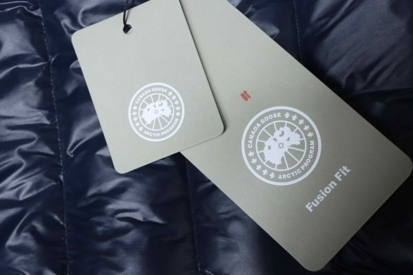 _canada_goose__puff_plaid_down_jacket_dark_blue_1D0A0216EBB1F Canada Goose Puff Plaid Down Jacket Dark Blue