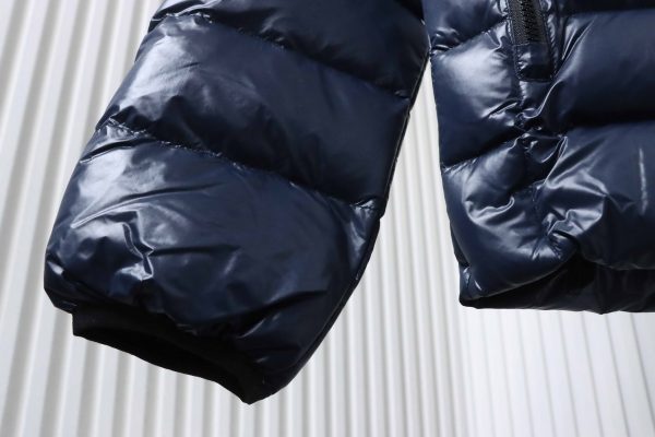 _canada_goose__puff_plaid_down_jacket_dark_blue_1D0A021A8BD1B Canada Goose Puff Plaid Down Jacket Dark Blue