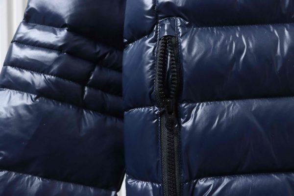 _canada_goose__puff_plaid_down_jacket_dark_blue_1D0A021BB3F1C Canada Goose Puff Plaid Down Jacket Dark Blue