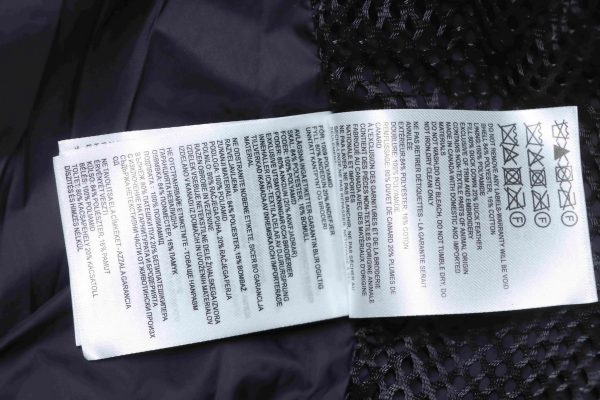 _canada_goose__stand_collar_large_plaid_down_jacket_dark_blue_1D0E5FFB8E012 Canada goose Stand collar large plaid down jacket dark blue