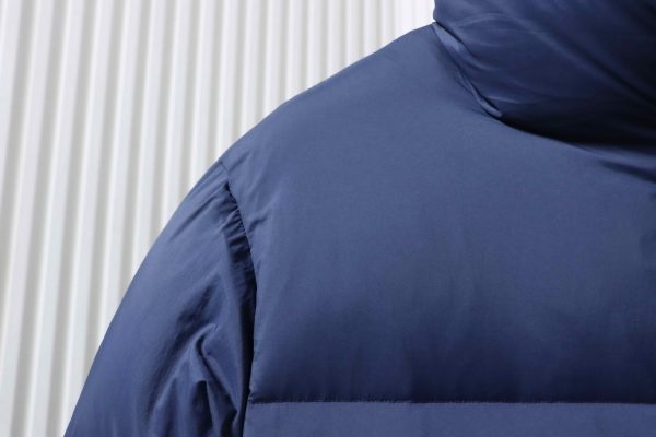 _canada_goose__stand_collar_large_plaid_down_jacket_dark_blue_1D0E6015D6816 Canada goose Stand collar large plaid down jacket dark blue