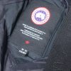 Canada goose Stand collar large plaid down jacket black