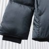 Canada goose Stand collar large plaid down jacket black