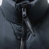 Canada goose Stand collar large plaid down jacket black