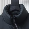 Canada goose Stand collar large plaid down jacket black