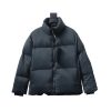 Canada goose Stand collar large plaid down jacket black