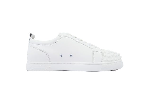 christian_louboutin_louis_junior_spikes_white_1C536EA479C17 Christian Louboutin Louis Junior Spikes White