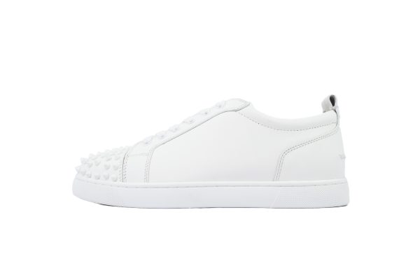 Christian Louboutin Louis Junior Spikes White Christian Louboutin Louis Junior Spikes White