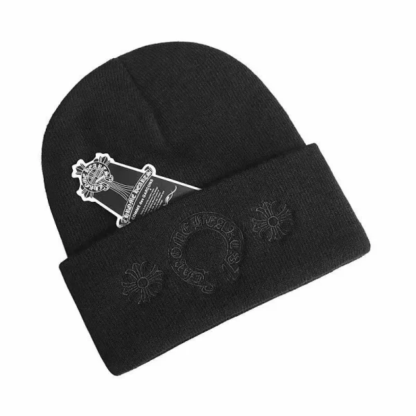 Chrome Hearts Beanie Black pk02 Chrome Hearts Beanie Black pk02