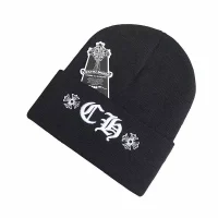 Chrome Hearts Beanie Black pk05