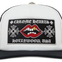 Chrome Hearts Chomper Hollywood Trucker Hat 'Black/White' Chrome Hearts Chomper Hollywood Trucker Hat 'Black/White'