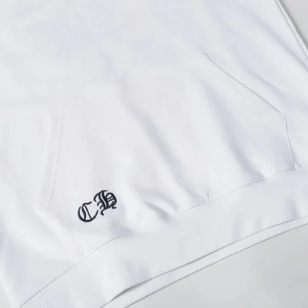 chrome_hearts_cross_sanskrit_colorful_letters_embroidery_print_hoodie_white_1CF4901A64E19 Chrome Hearts Cross Sanskrit Colorful Letters Embroidery Print Hoodie White